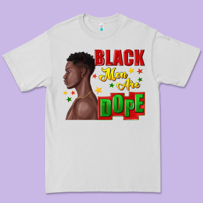 Premium Tee black men are dope black man