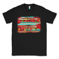 Black christmas background Classic Tee - AdoDesignShop
