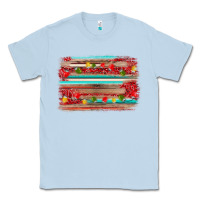 Dusty Blue christmas background Classic Tee - AdoDesignShop