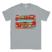 Heather Grey christmas background Classic Tee - AdoDesignShop