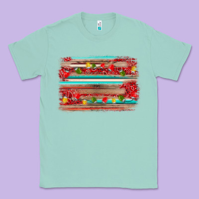 Christmas Background Classic Tee Designed By Adodesignshop