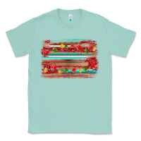 Seafoam christmas background Classic Tee - AdoDesignShop