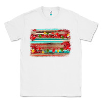 White christmas background Classic Tee - AdoDesignShop