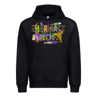 Black mardi gras pharmacy tech Urban Hoodie - CowGirlArtShop