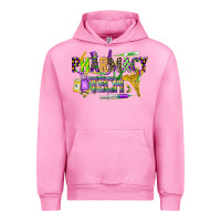 Fuchsia Pink mardi gras pharmacy tech Urban Hoodie - CowGirlArtShop