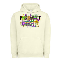 Pigment Pistachio mardi gras pharmacy tech Urban Hoodie - CowGirlArtShop