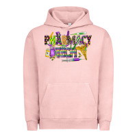 Pigment Salmon mardi gras pharmacy tech Urban Hoodie - CowGirlArtShop