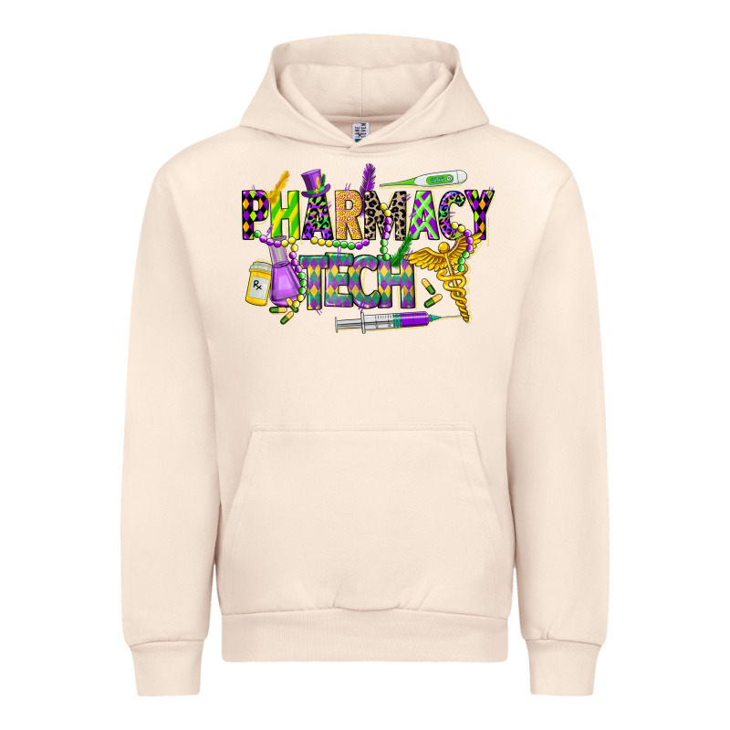 Mardi Gras Pharmacy Tech Urban Hoodie by CowGirlArtShop | Teevron