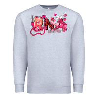 Heather Grey rna breast cancer registered nurse assistant Premium Sweatshirt - LillyAllenDesigns