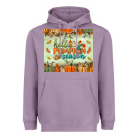 Lavender hello pumpkin season tumbler Heavyweight Hoodie - BundleAndBundleShop