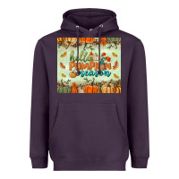 Plum hello pumpkin season tumbler Heavyweight Hoodie - BundleAndBundleShop