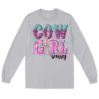 Moon Dust cowgirl sassy with pink cowgirl Long Sleeve Tee - NancyCooperArtShop