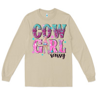 Mushroom cowgirl sassy with pink cowgirl Long Sleeve Tee - NancyCooperArtShop