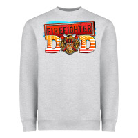Heather Grey firefighter dad Heavyweight Sweatshirt - AdoDesignShop