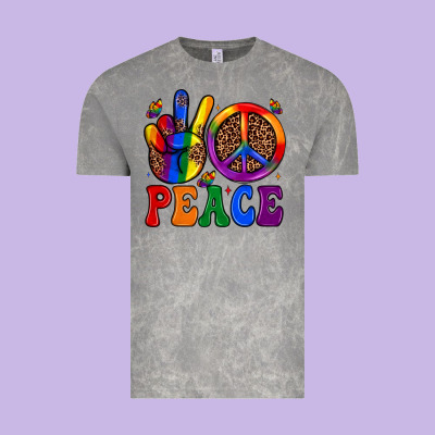 Peace Vintage Tee Designed By Jahusdesignshop