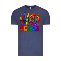 Vintage Denim peace Vintage Tee - JahusDesignShop