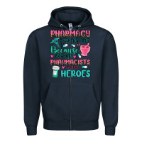 Navy pharmacy technicians Zipper Hoodie - MaliasSmallBusiness