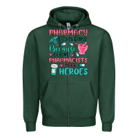Sports Green pharmacy technicians Zipper Hoodie - MaliasSmallBusiness