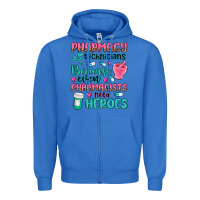 True Royal pharmacy technicians Zipper Hoodie - MaliasSmallBusiness