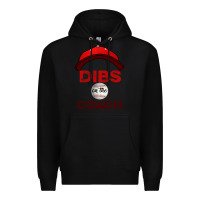 Black Dibs On The Coach Baseball Premium Hoodie - Bettercallsaul