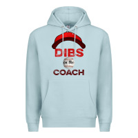 Blue Mist Dibs On The Coach Baseball Premium Hoodie - Bettercallsaul