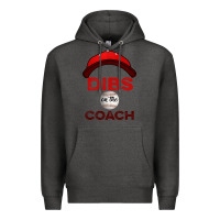 Charcoal Heather Dibs On The Coach Baseball Premium Hoodie - Bettercallsaul