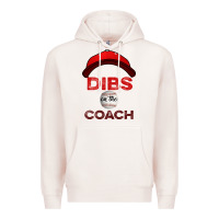 Pale Pink Dibs On The Coach Baseball Premium Hoodie - Bettercallsaul