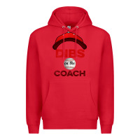 Red Dibs On The Coach Baseball Premium Hoodie - Bettercallsaul