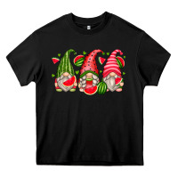 Black watermelon gnomes Heavy Core Tee - Zillion Design Studio