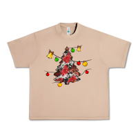 Burro Christmas trees lights Urban Heavy Tee - JahusDesignShop