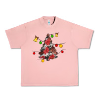 Salmon Christmas trees lights Urban Heavy Tee - JahusDesignShop