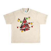 Sandshell Christmas trees lights Urban Heavy Tee - JahusDesignShop