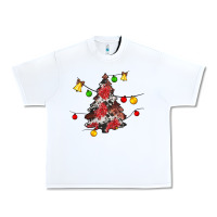 White Christmas trees lights Urban Heavy Tee - JahusDesignShop