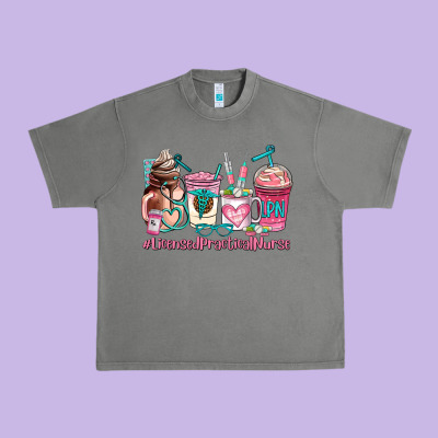 Licensed Practical Nurse  Coffee Cup Urban Heavy Tee Designed By Adodesignshop
