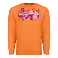 Carrot cancer coffee cups Premium Sweatshirt - LillyAllenDesigns