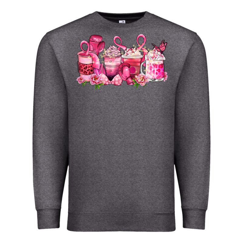 Cancer Coffee Cups Premium Sweatshirt by LillyAllenDesigns | Teevron
