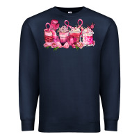 Navy cancer coffee cups Premium Sweatshirt - LillyAllenDesigns
