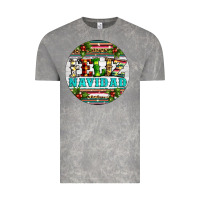 Cloud Rock Christmas feliz navidad Vintage Tee - Artiststas
