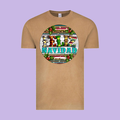 Christmas Feliz Navidad Vintage Tee Designed By Artiststas