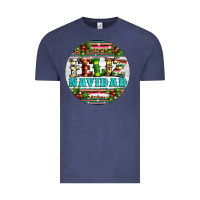 Vintage Denim Christmas feliz navidad Vintage Tee - Artiststas
