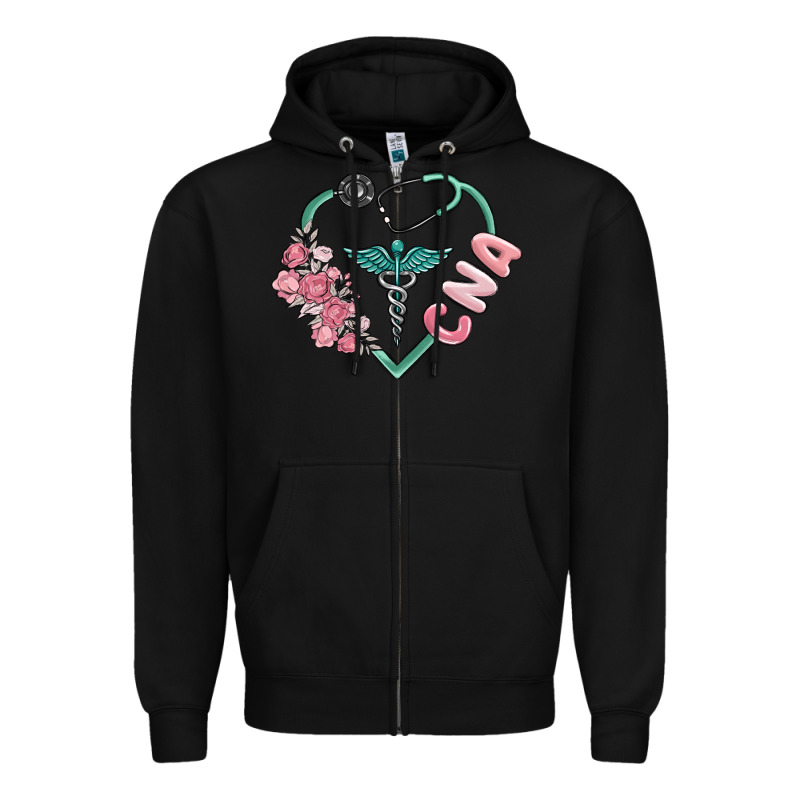 Cna Heart Zipper Hoodie by MaliasSmallBusiness | Teevron