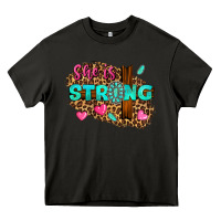 Asphalt she is strong Heavy Core Tee - texasbilliewilder