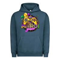 Pigment Midnight Navy mardi gras gamer Urban Hoodie - CowGirlArtShop