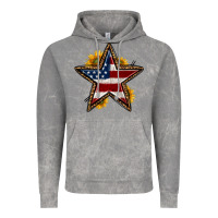 Western 4th Of July Star Vintage Hoodie | Teevron