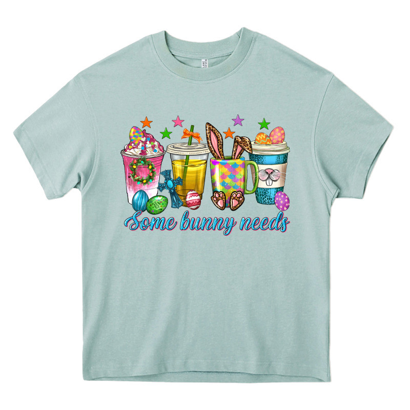 Some Bunny Needs Easter Coffee Cups Heavy Core Tee by texasbilliewilder | Teevron