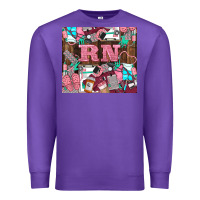 Purple rn Premium Sweatshirt - LillyAllenDesigns