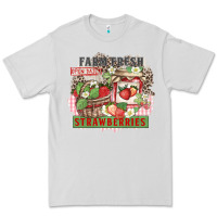 Dove Grey farm fresh strawberries Premium Tee - Zillion Design Studio