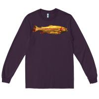 Plum golden trout west virginia Long Sleeve Tee - LillyAllenDesigns