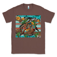 Chestnut bucking bronco cowboy rodeo cactus and sunflowers Classic Tee - Artiststas
