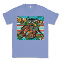 Colony Blue bucking bronco cowboy rodeo cactus and sunflowers Classic Tee - Artiststas